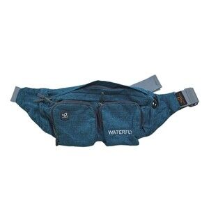 Waterfly TEAL Blue Fanny Pack Unisex Water Resistant Waist Bag Nylon Adjustable